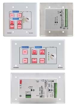 Kramer Introduces RC-63DL 6-Button Room Controller  with Digital Volume Knob & LCD Group Labels