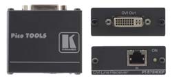 Kramer Introduces the PT-571HDCP/ PT-572HDCP Compact Line Transmitter/Receiver Set for DVI Signals