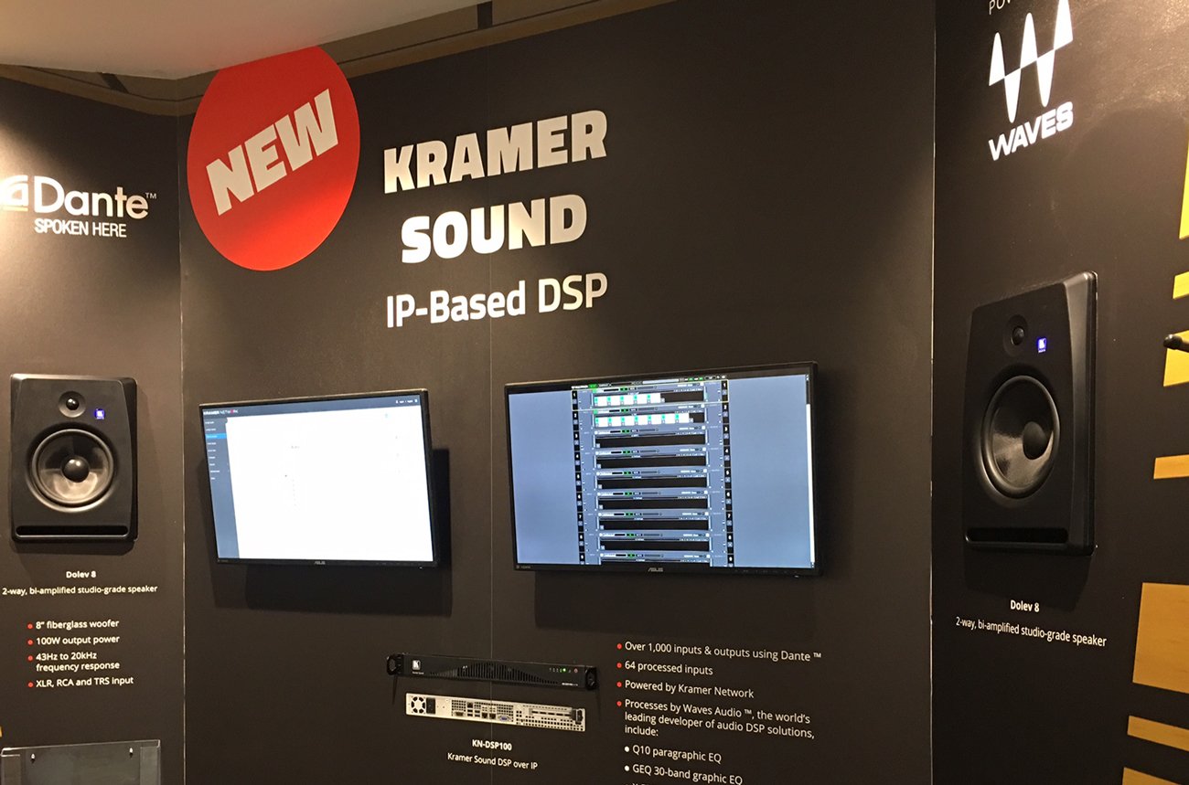 Kramer Showcasing Industry’s First Digital Sound Processor (DSP) over IP at InfoComm 2017