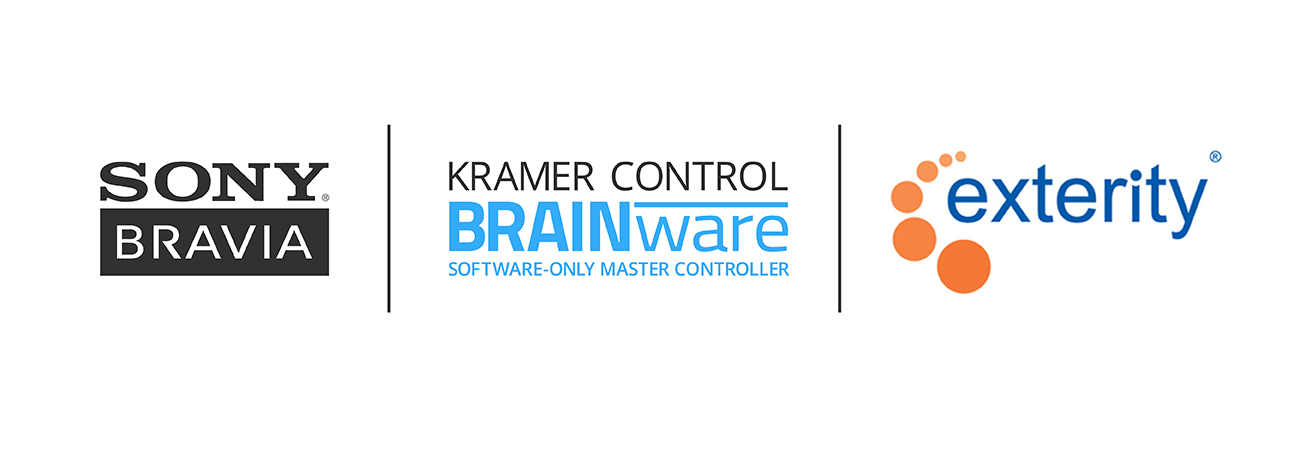  Sony BRAVIA 4K HDR professional displays integrate Kramer advanced control features, Exterity ArtioGuest® interactive portal and Chromecast