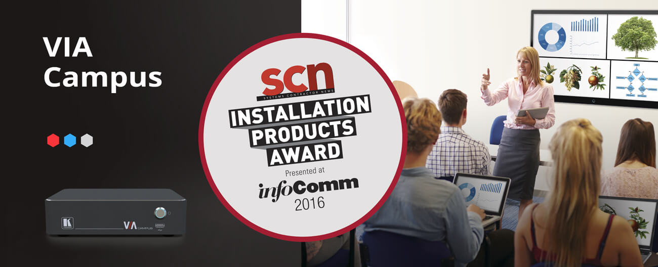 VIA Campus Wins Most Innovative Collaboration Product Award at InfoComm 2016
