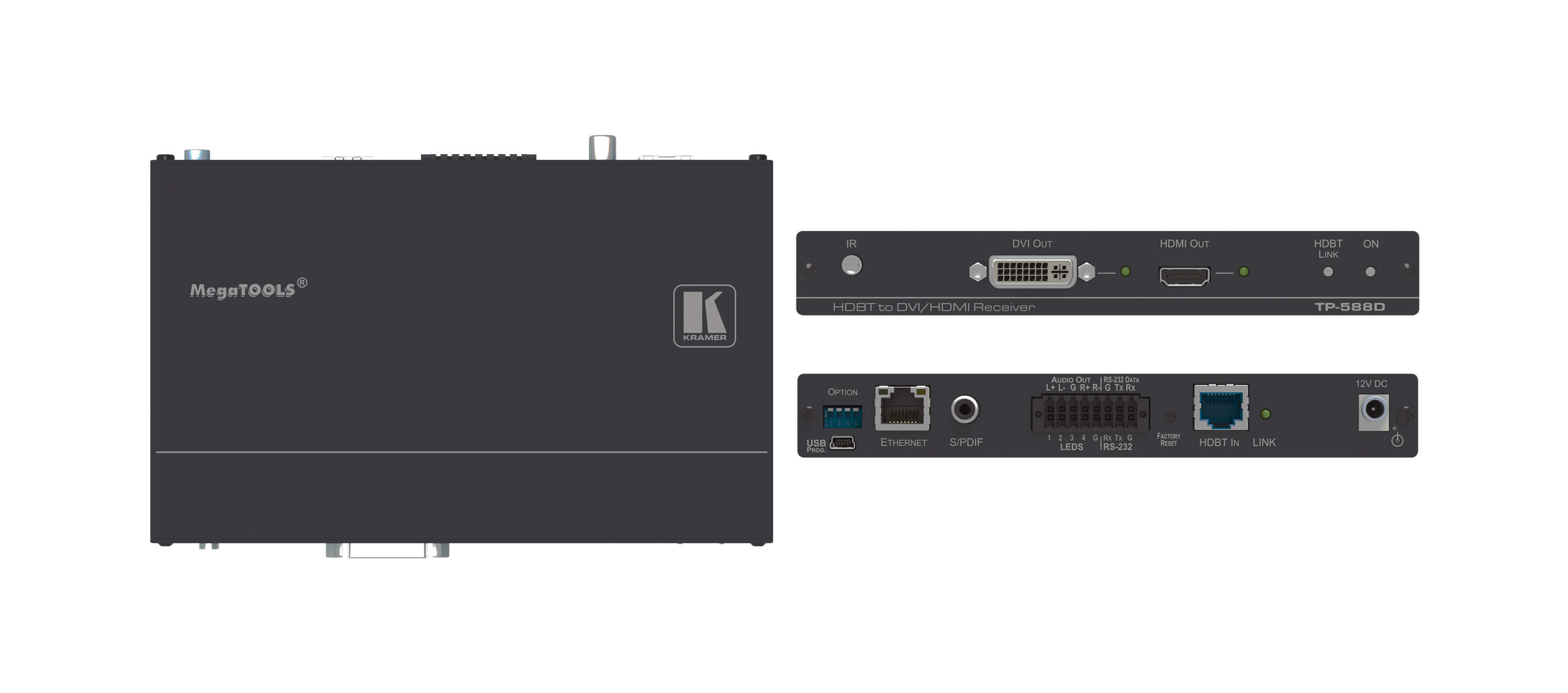 Kramer vs-44hd 4x4 HD 2x2 dual link video matrix router 